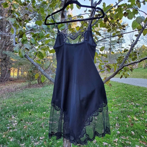 Victoria's Secret Black Lace Full Slip Dress - Picture 2 of 5